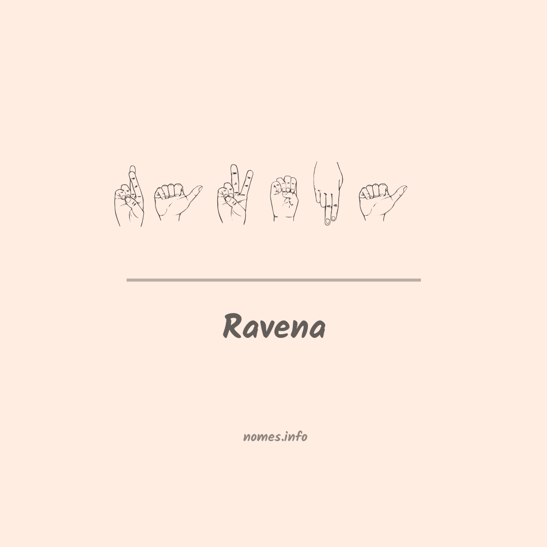 Ravena em Libras