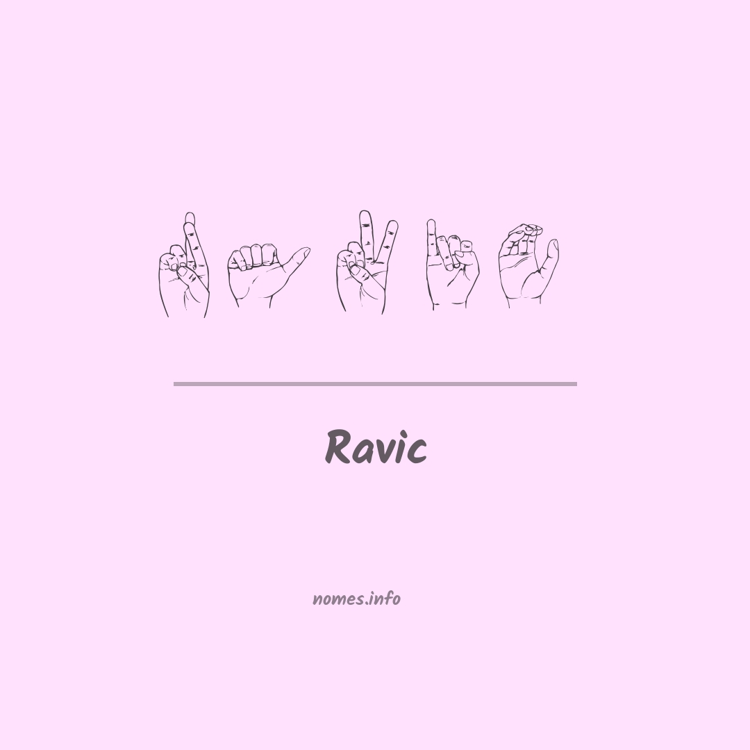 Ravic em Libras