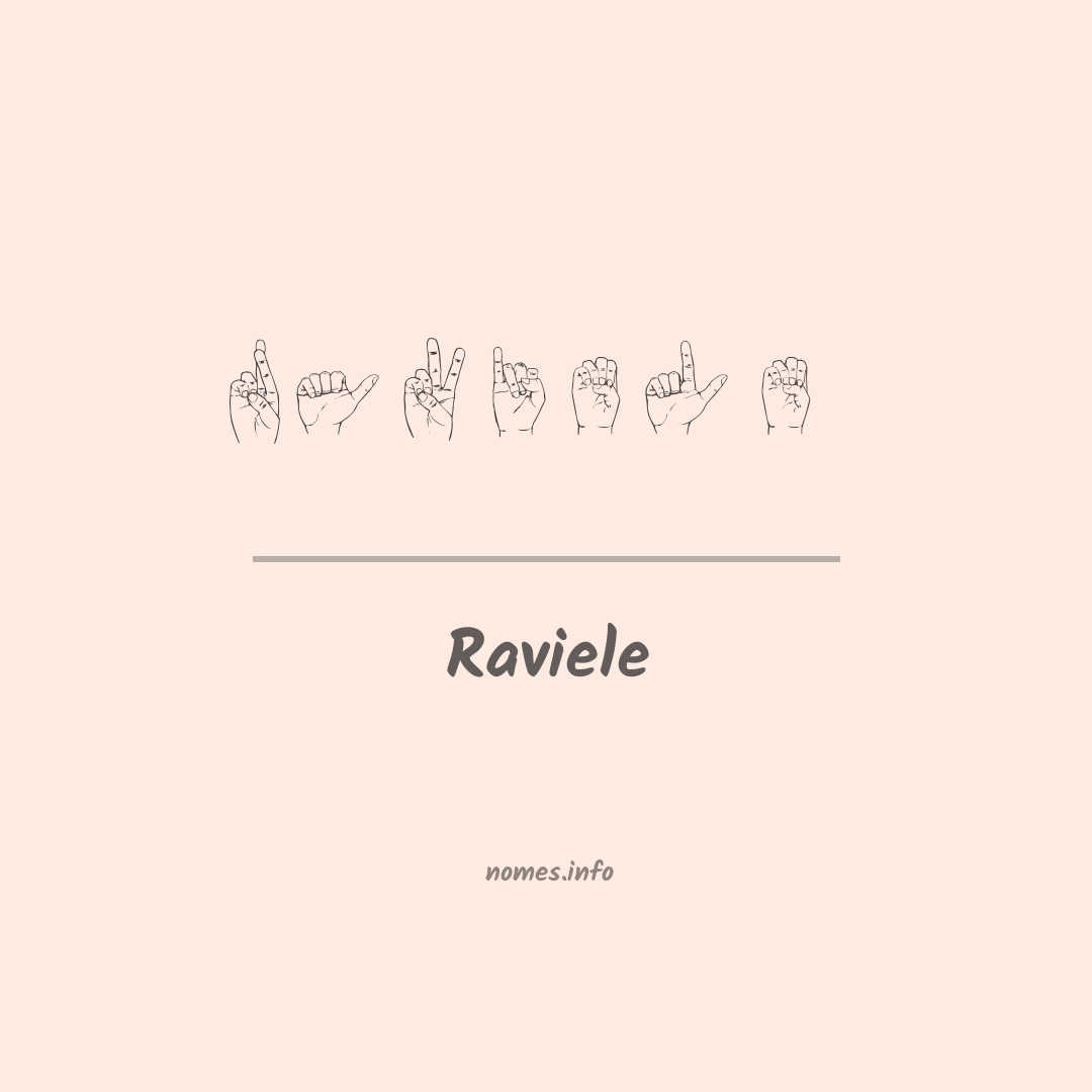 Raviele em Libras