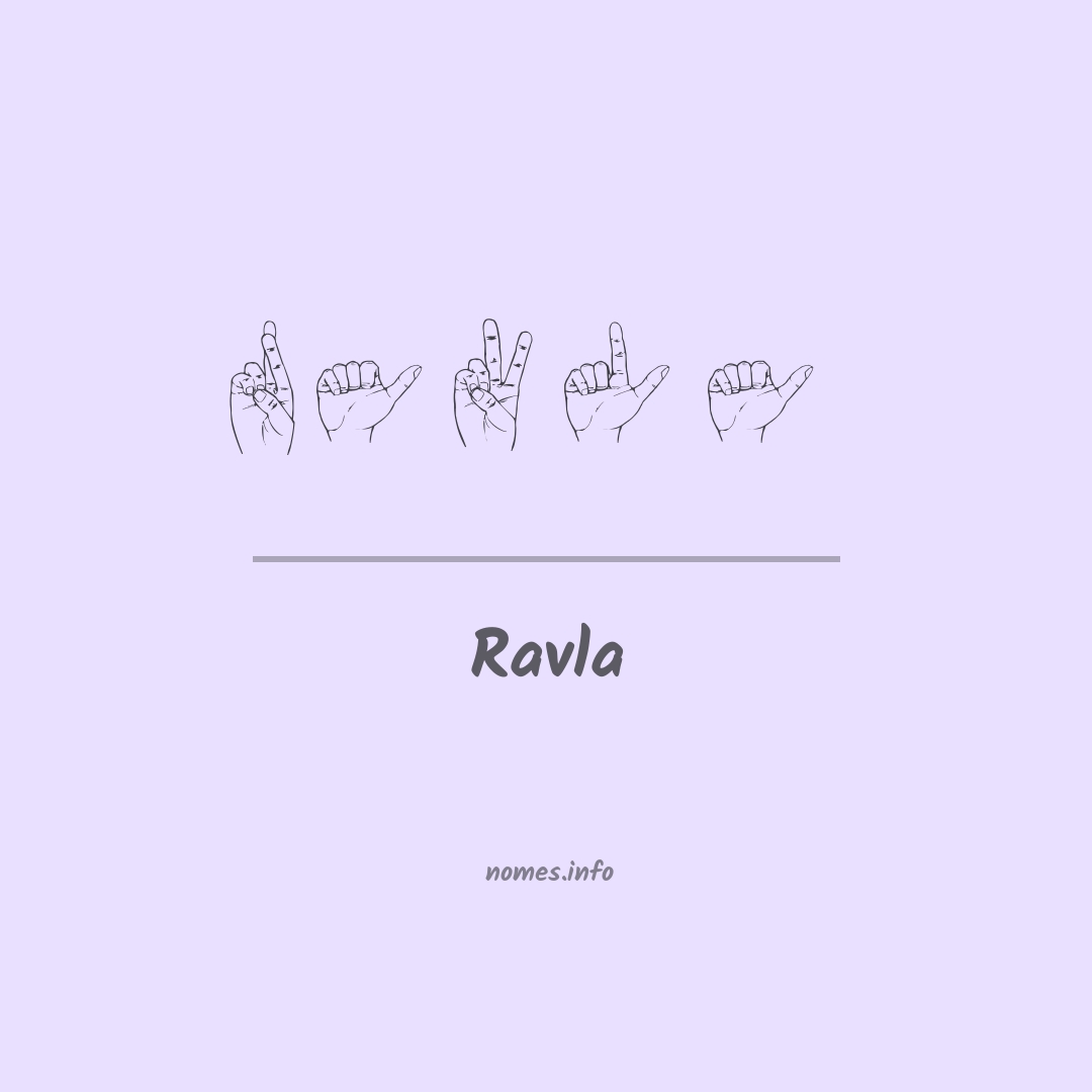 Ravla em Libras