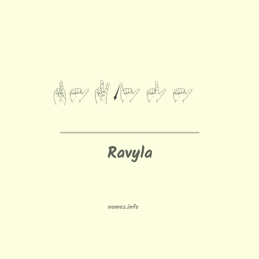 Ravyla em Libras