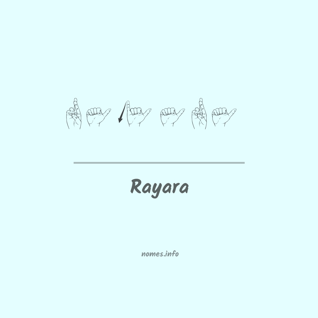 Rayara em Libras