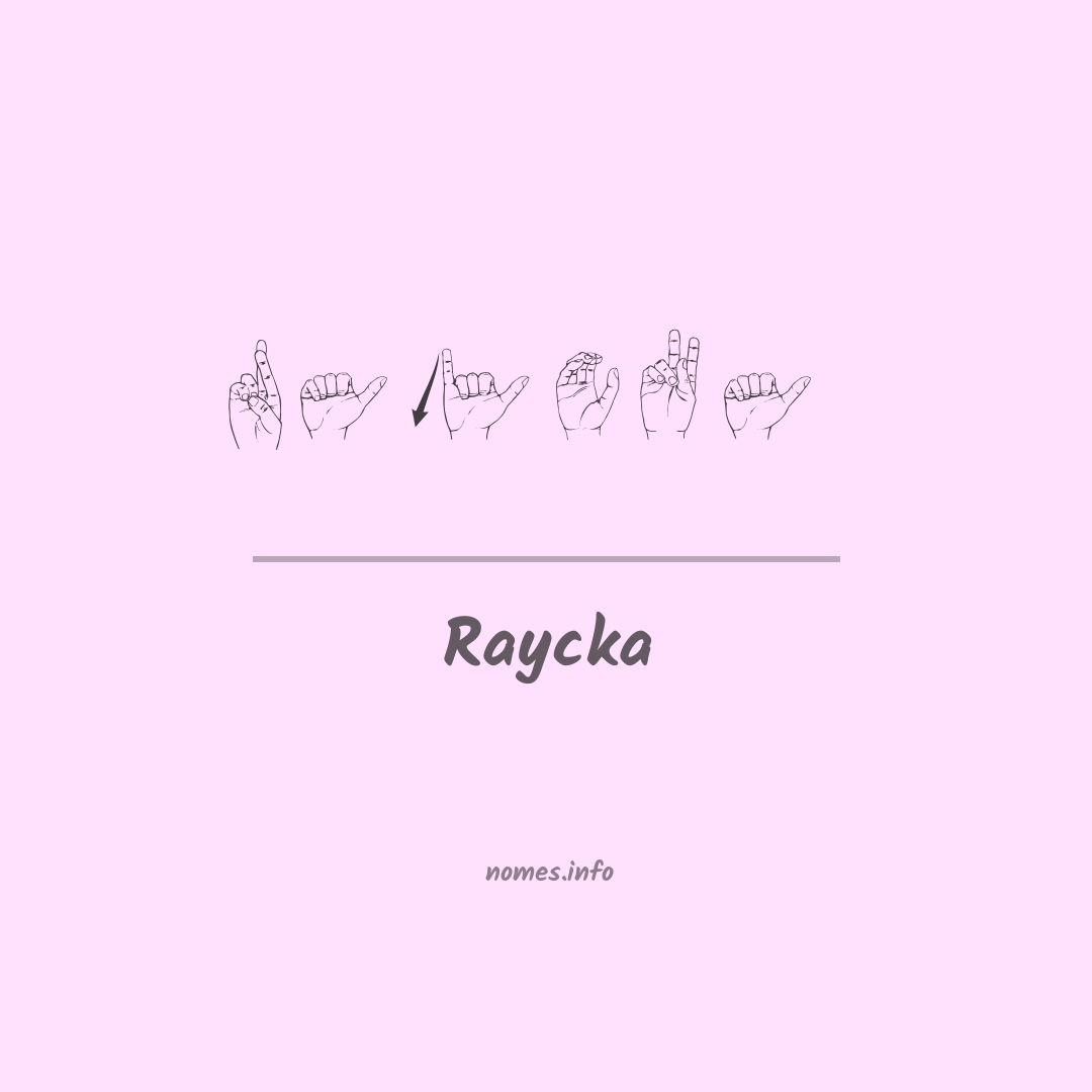 Raycka em Libras
