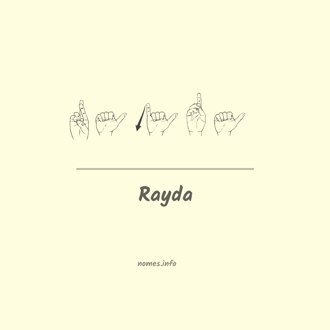 Rayda em Libras