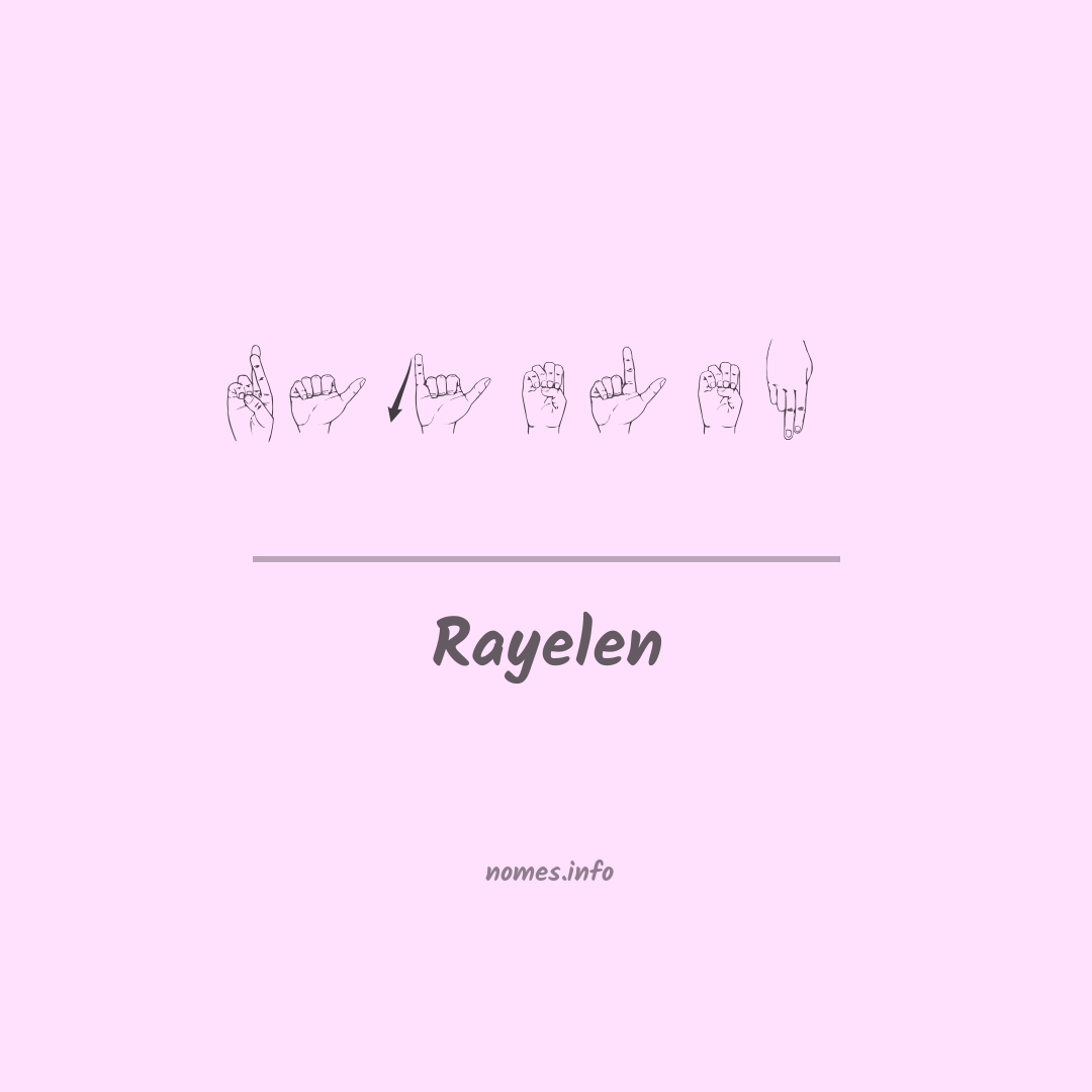 Rayelen em Libras
