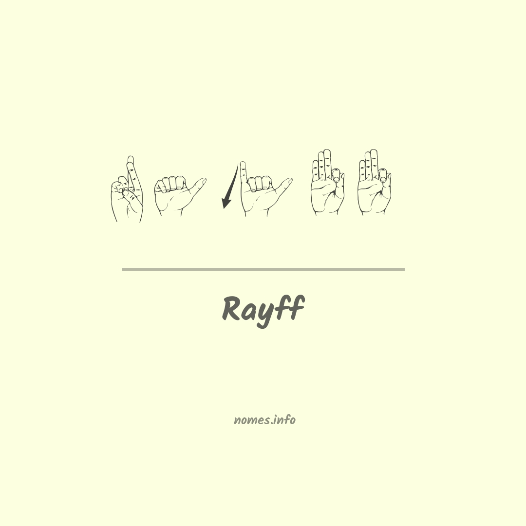 Rayff em Libras