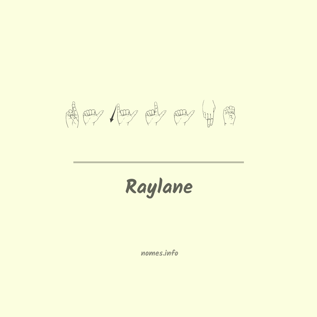 Raylane em Libras