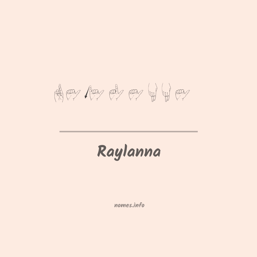 Raylanna em Libras