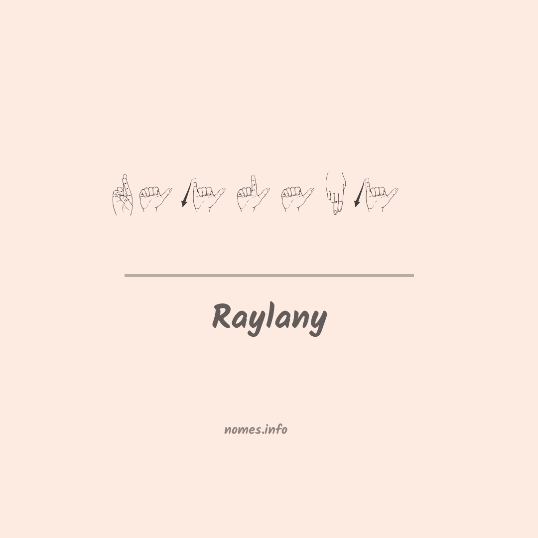 Raylany em Libras