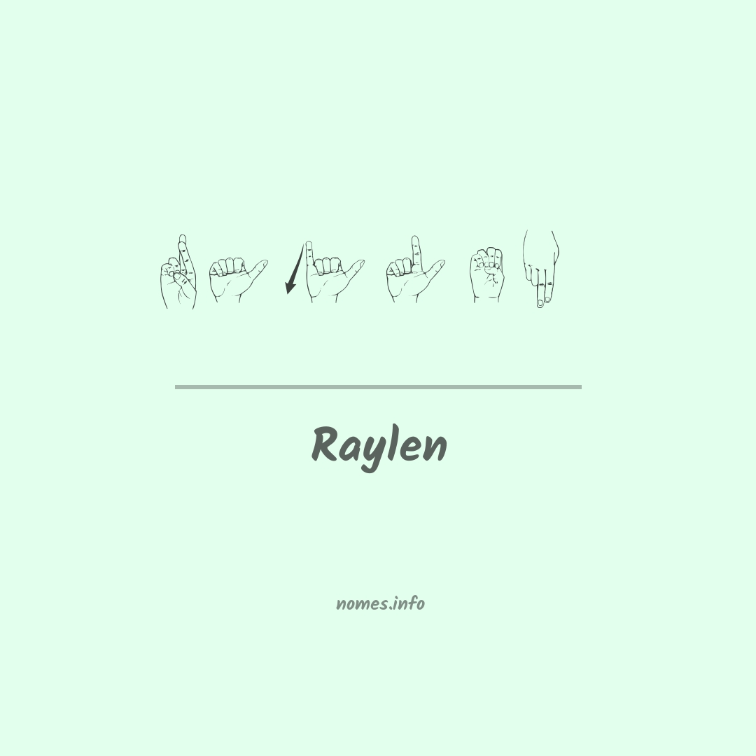 Raylen em Libras