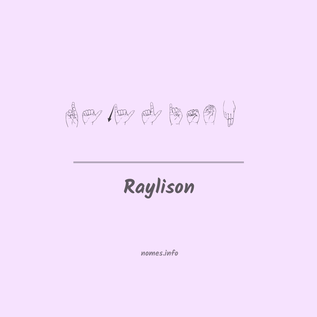 Raylison em Libras