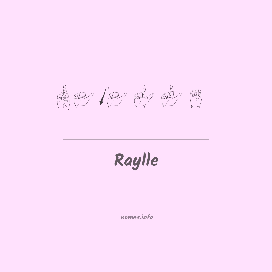 Raylle em Libras