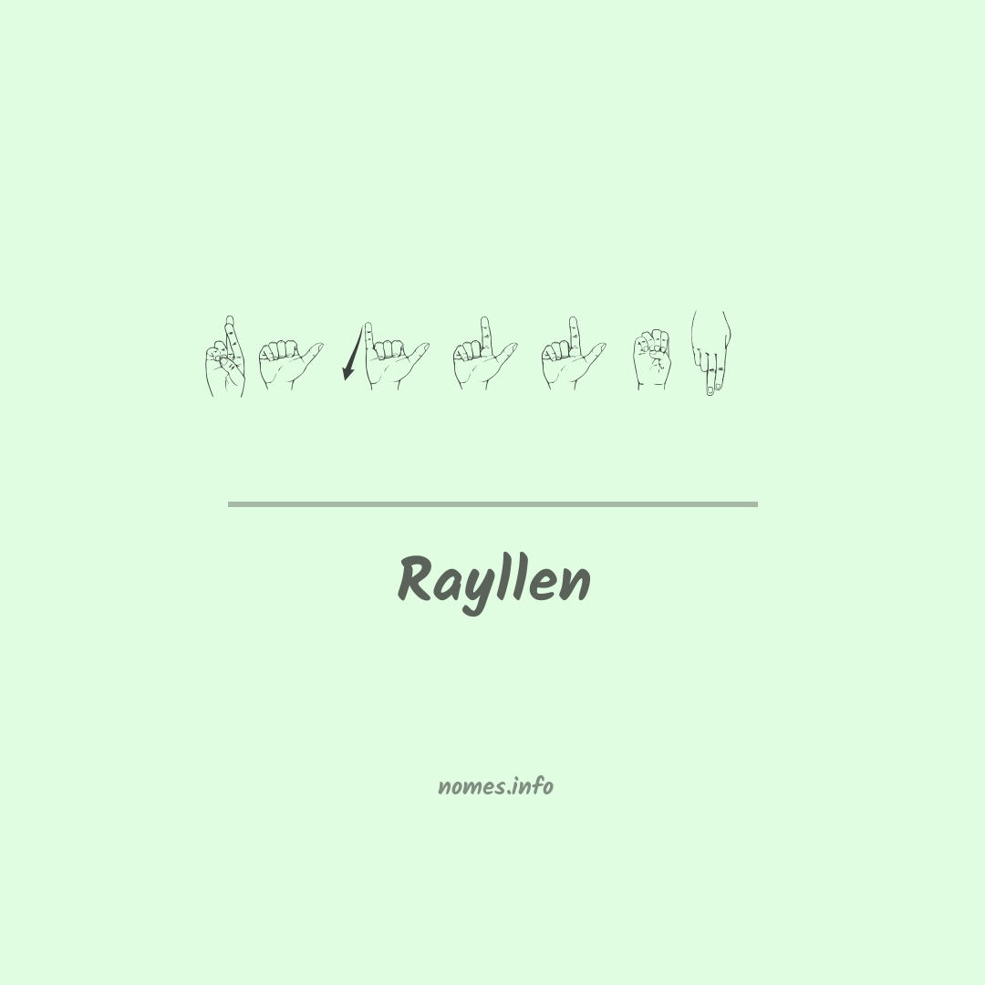 Rayllen em Libras