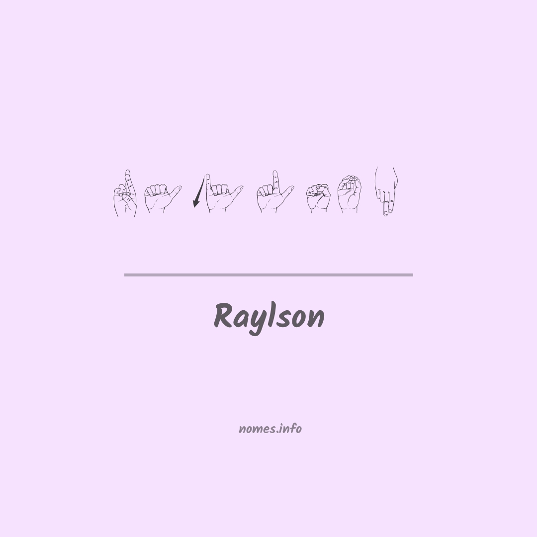 Raylson em Libras