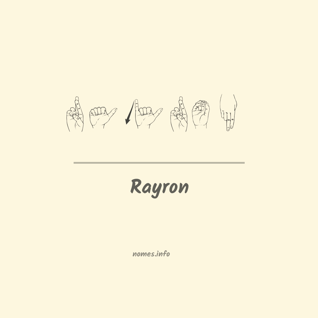 Rayron em Libras
