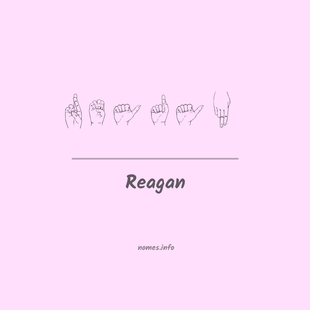 Reagan em Libras