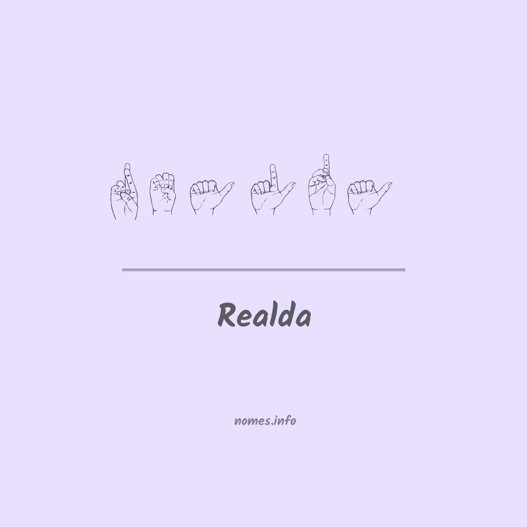 Realda em Libras