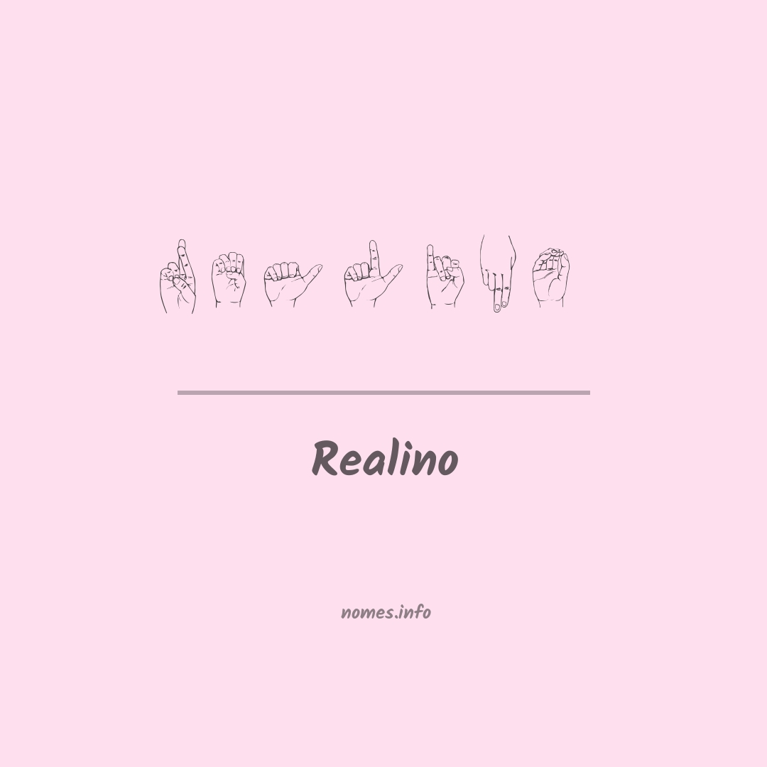 Realino em Libras