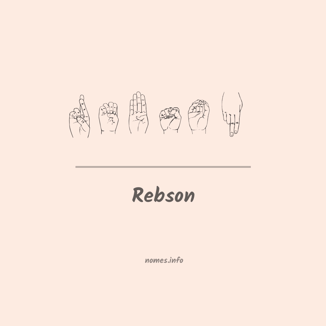 Rebson em Libras