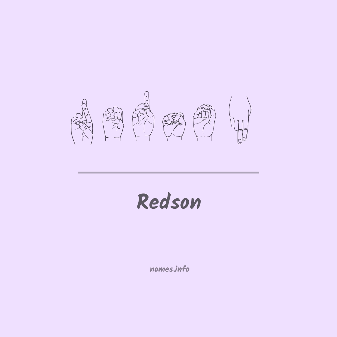 Redson em Libras