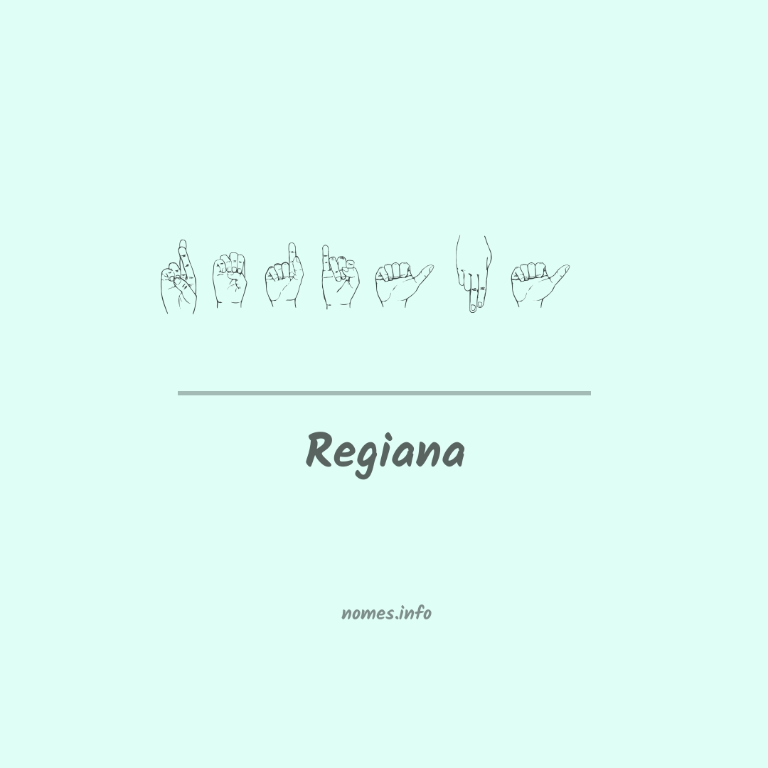 Regiana em Libras