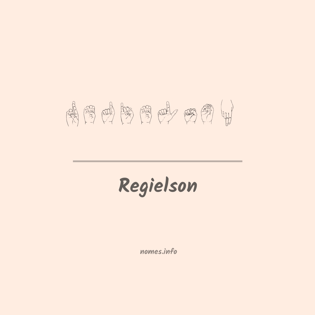 Regielson em Libras