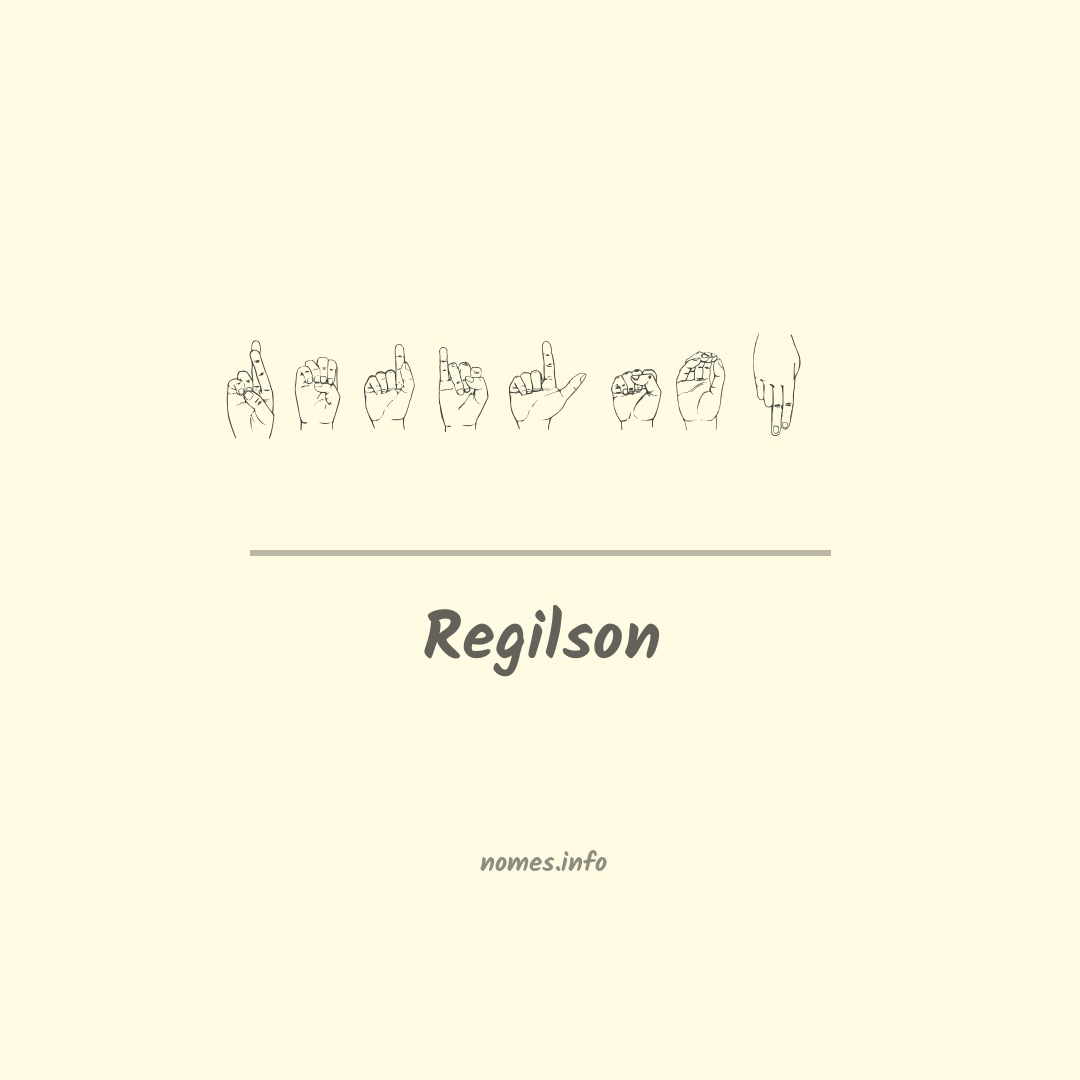 Regilson em Libras