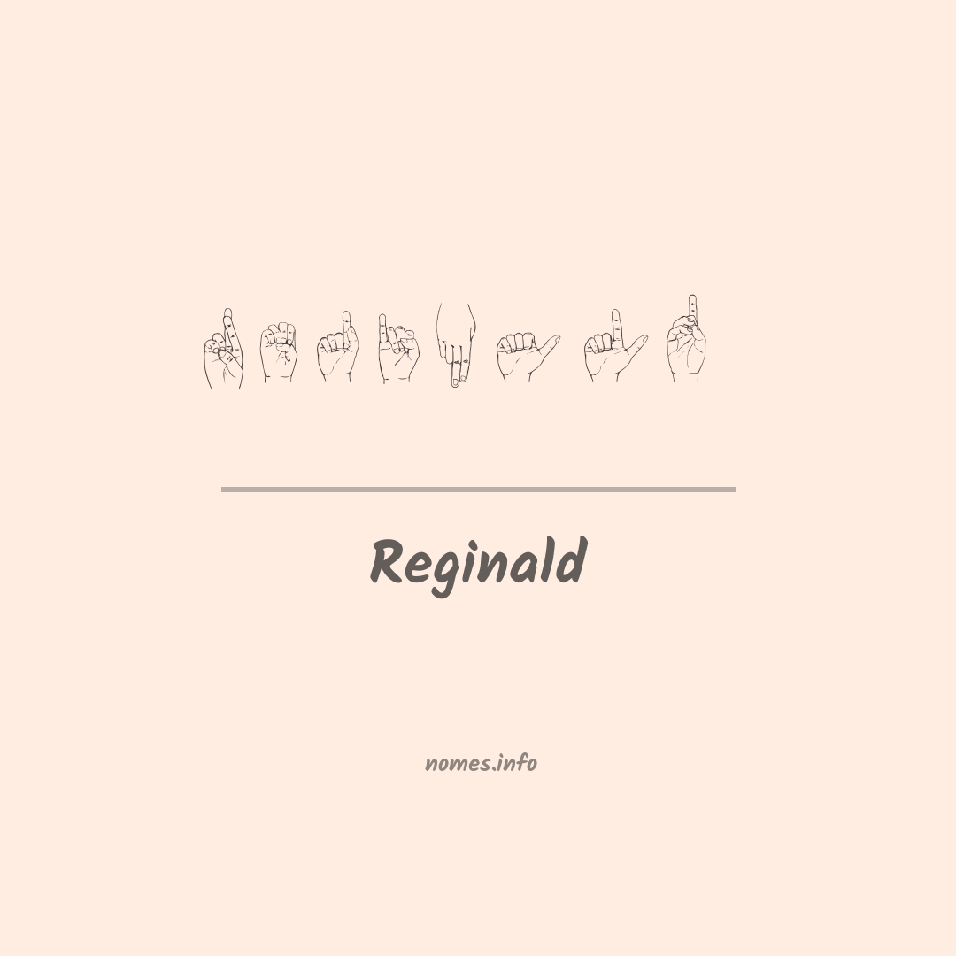 Reginald em Libras