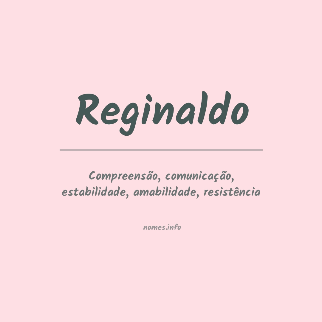 Significado do nome Reginaldo