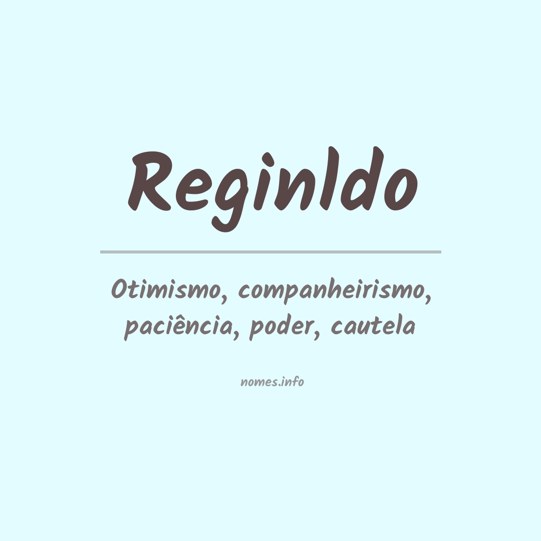 Significado do nome Reginldo