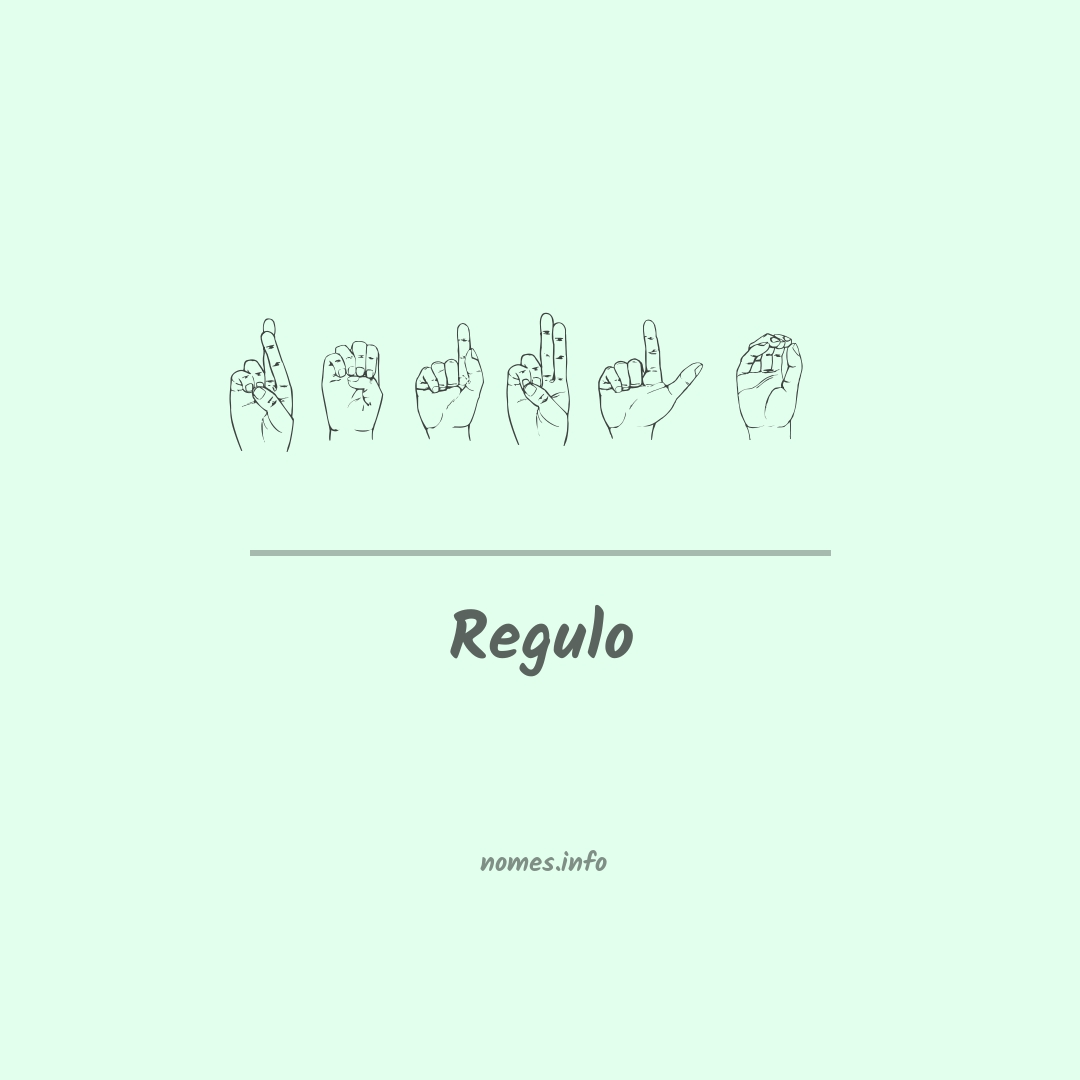Regulo em Libras