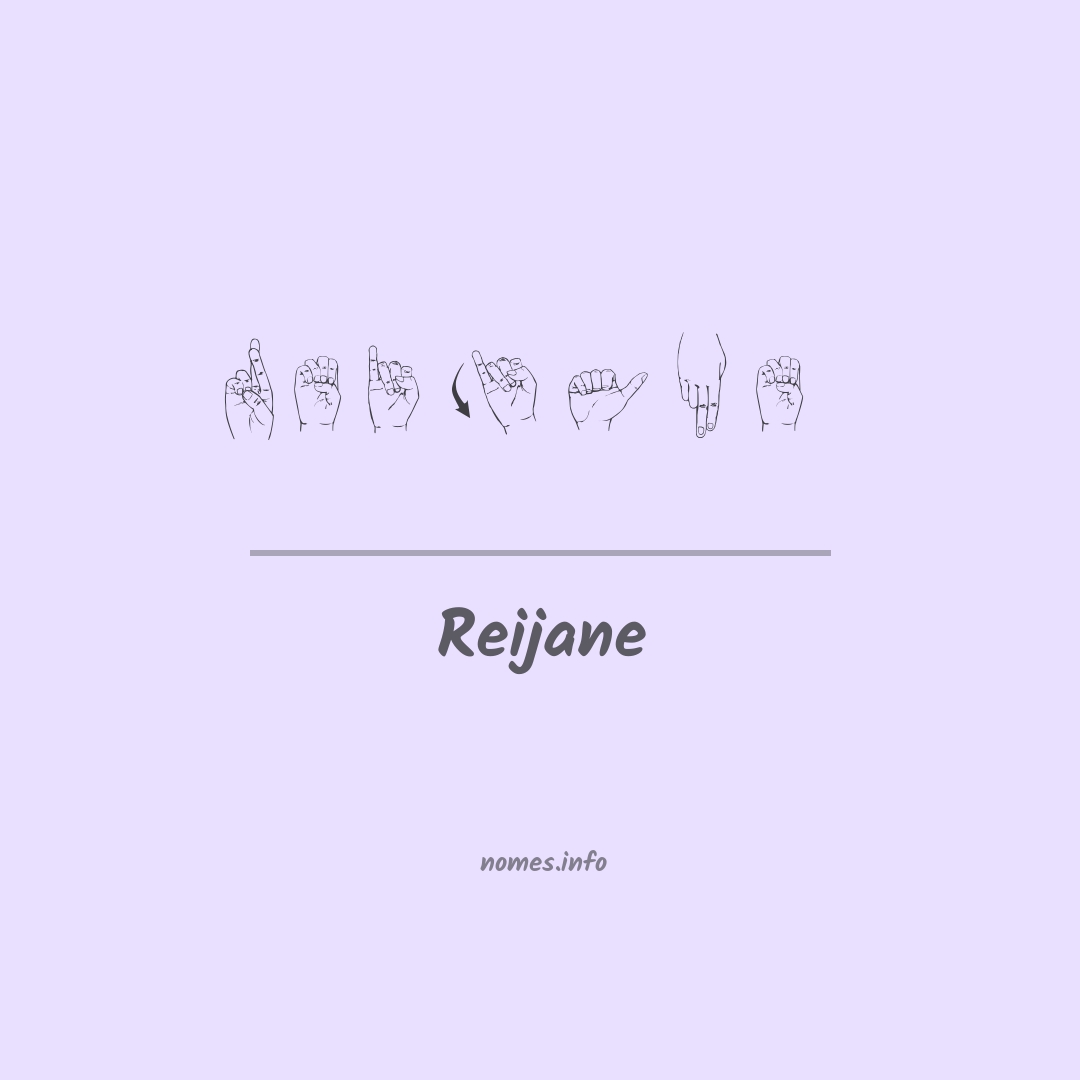 Reijane em Libras