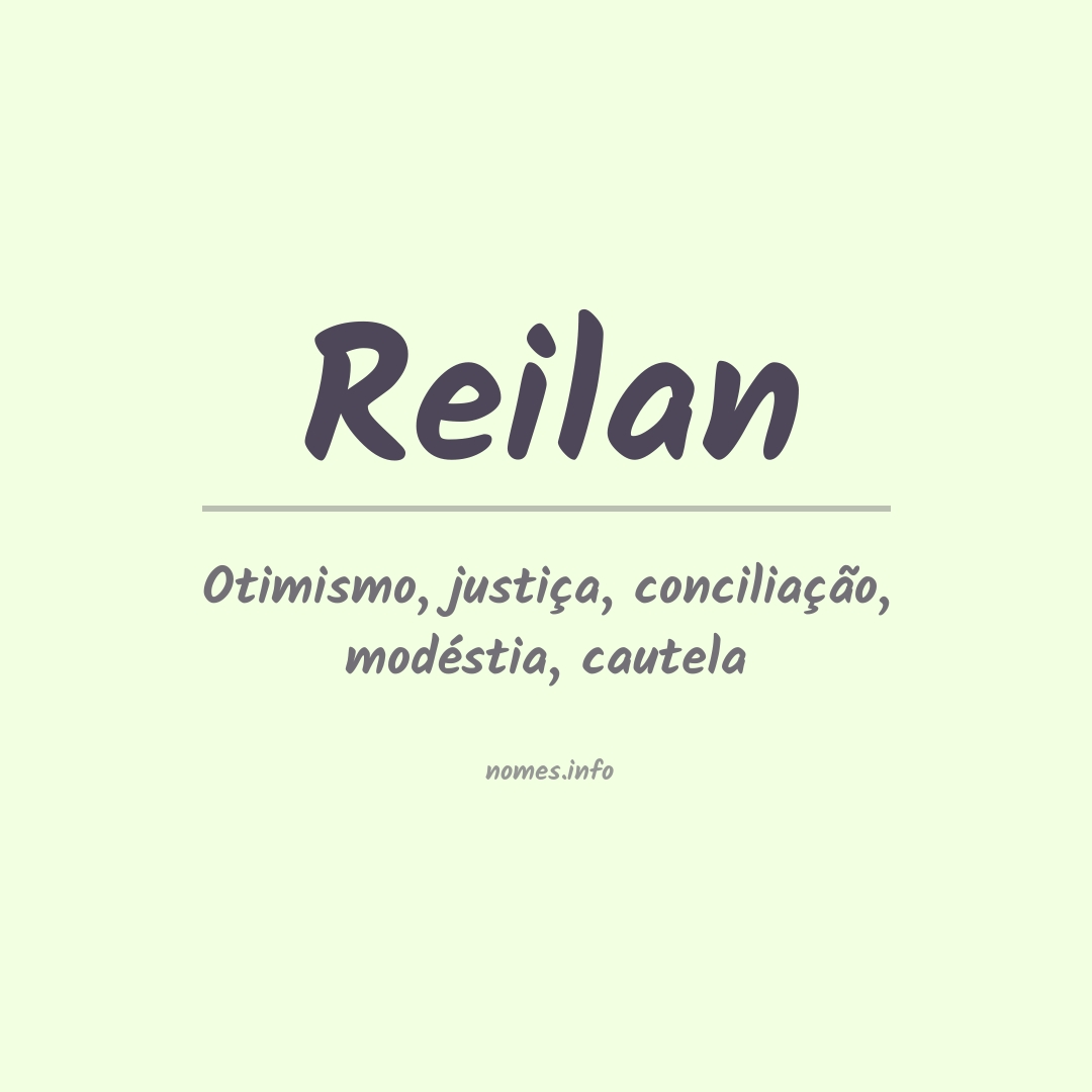 Significado do nome Reilan