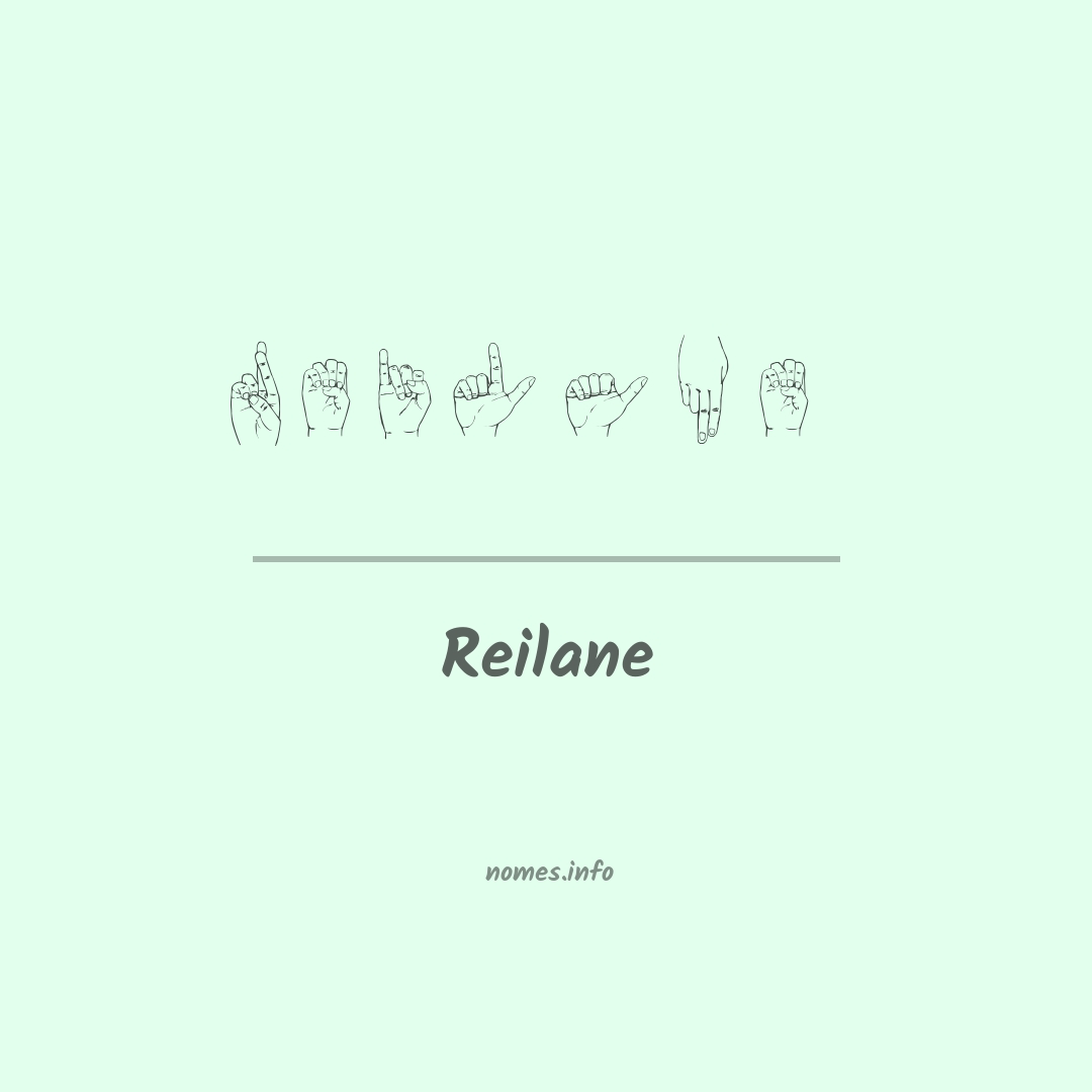 Reilane em Libras