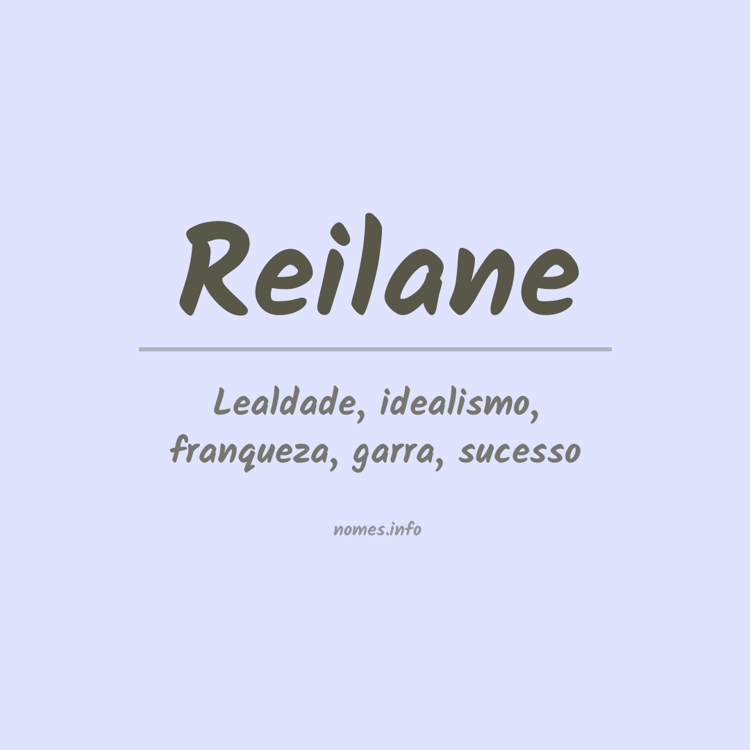 Significado do nome Reilane