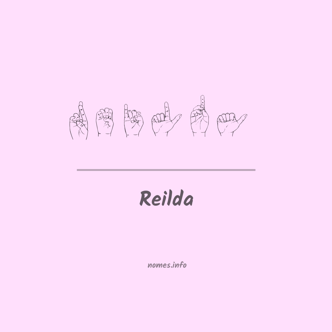 Reilda em Libras