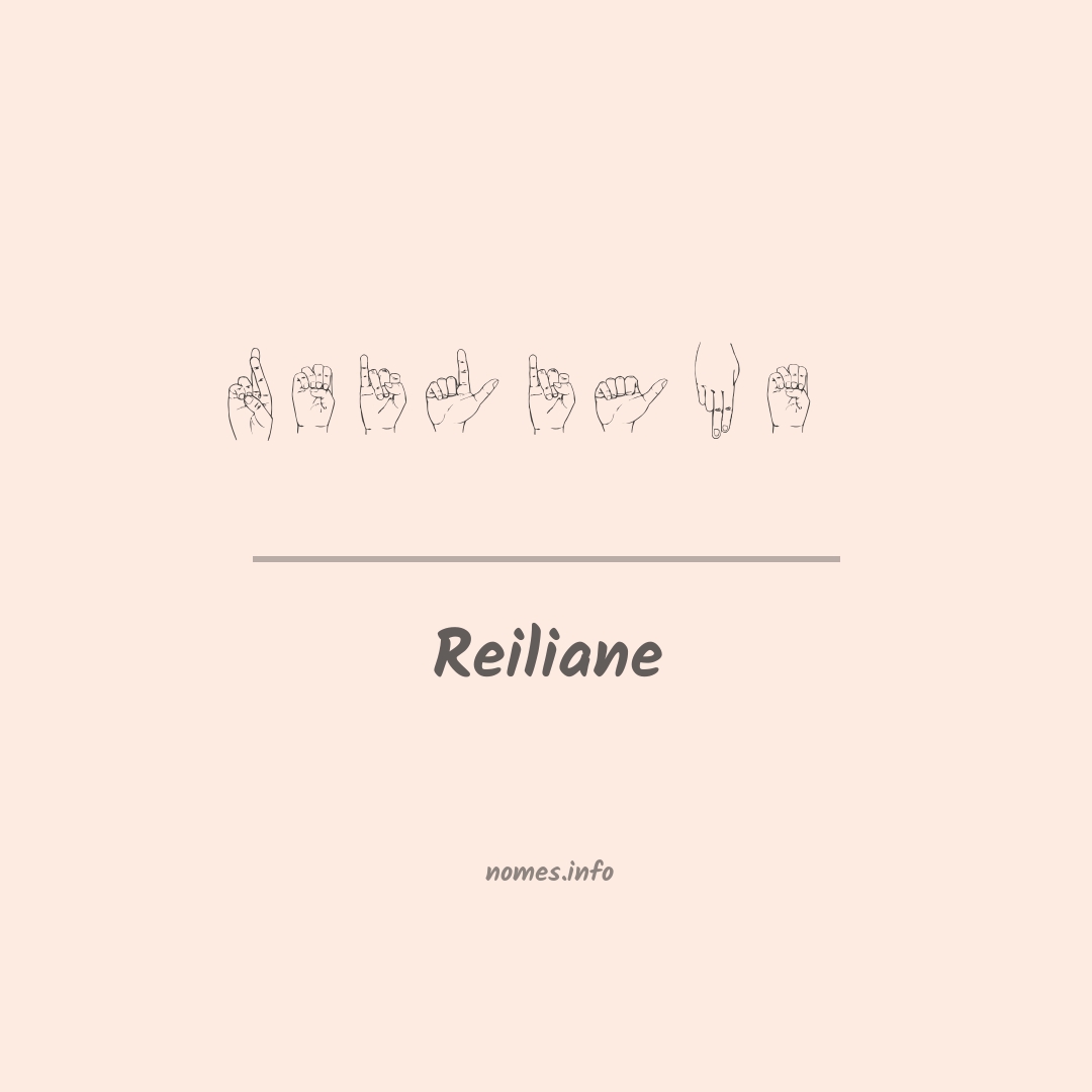 Reiliane em Libras
