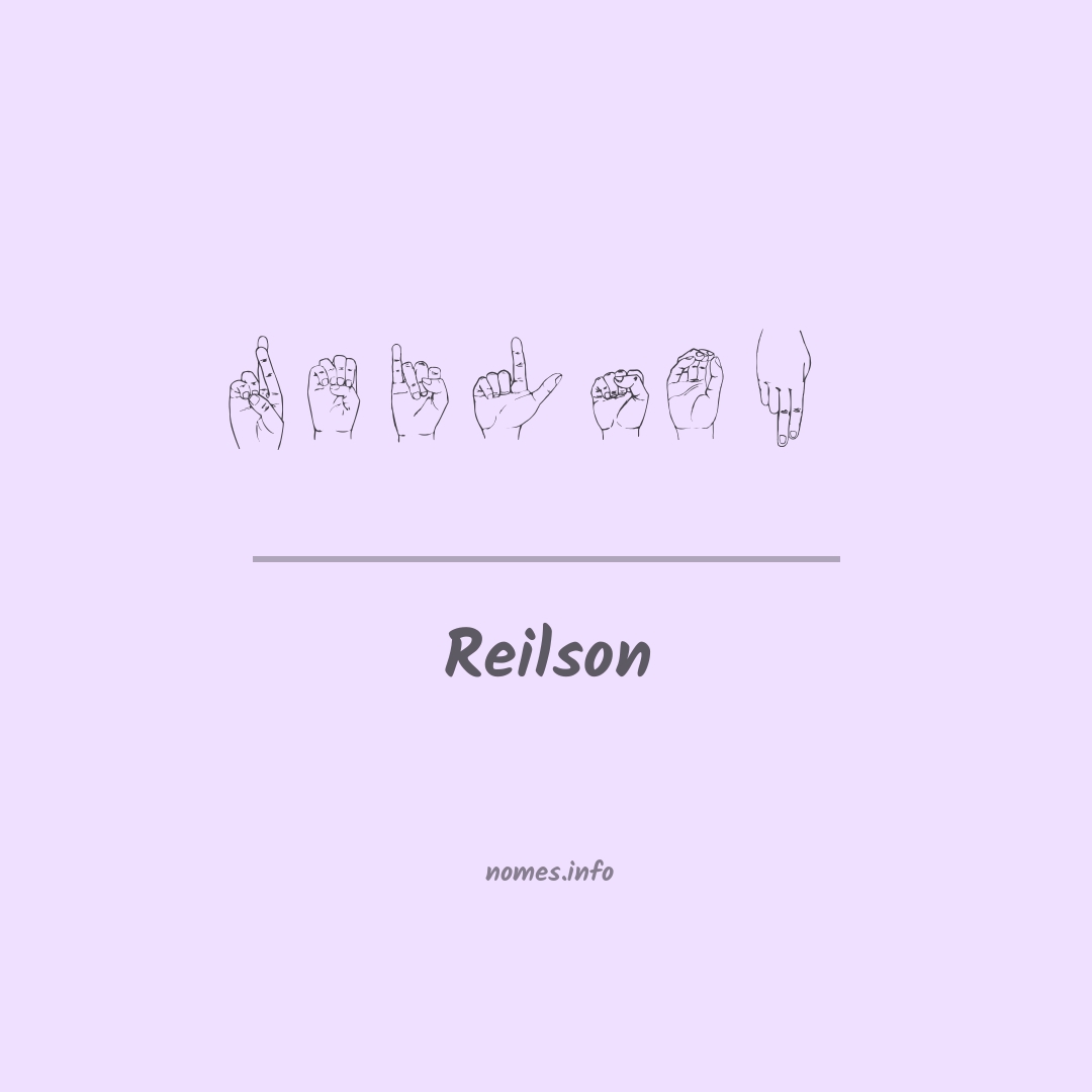 Reilson em Libras