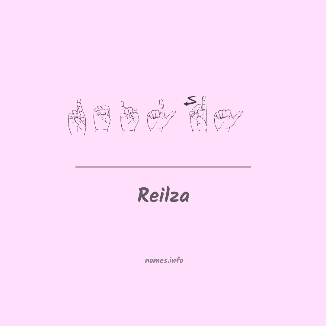 Reilza em Libras