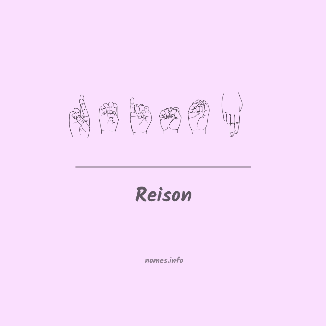 Reison em Libras
