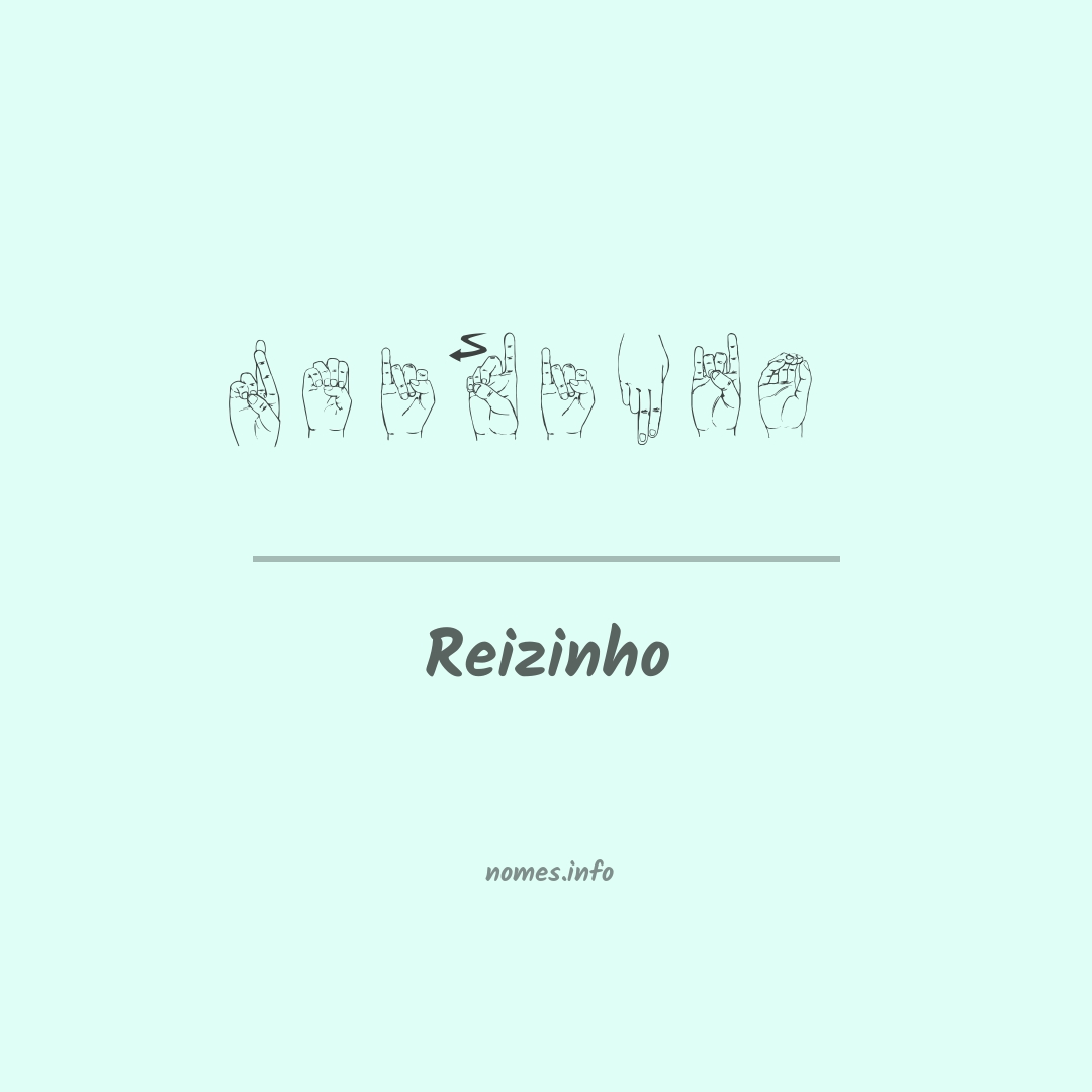 Reizinho em Libras