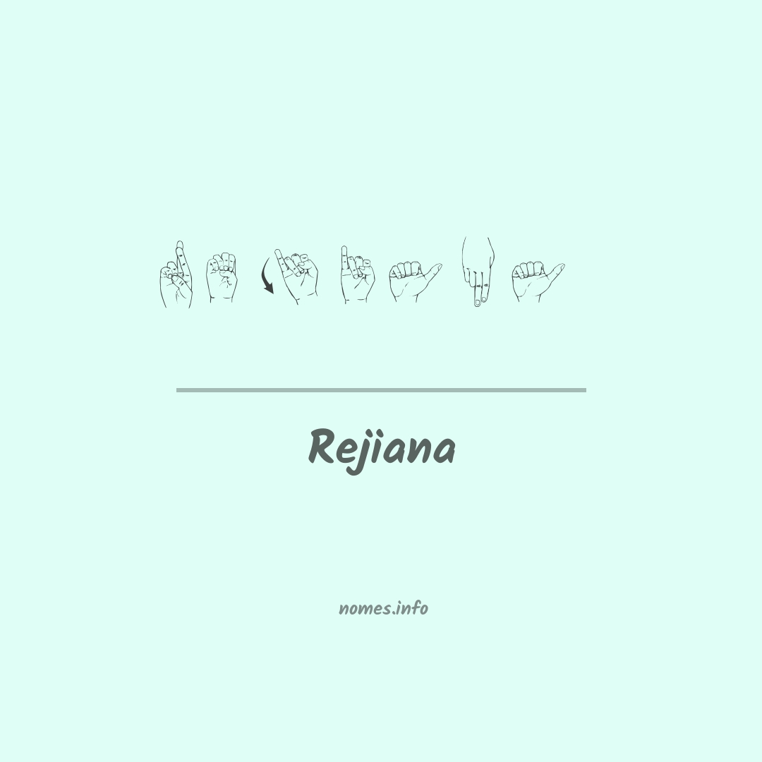 Rejiana em Libras