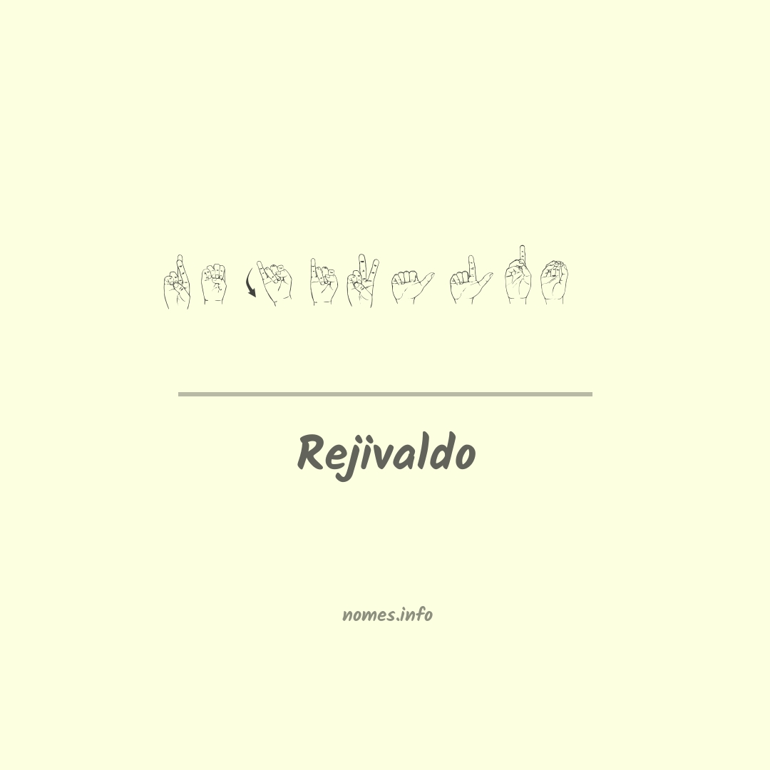Rejivaldo em Libras
