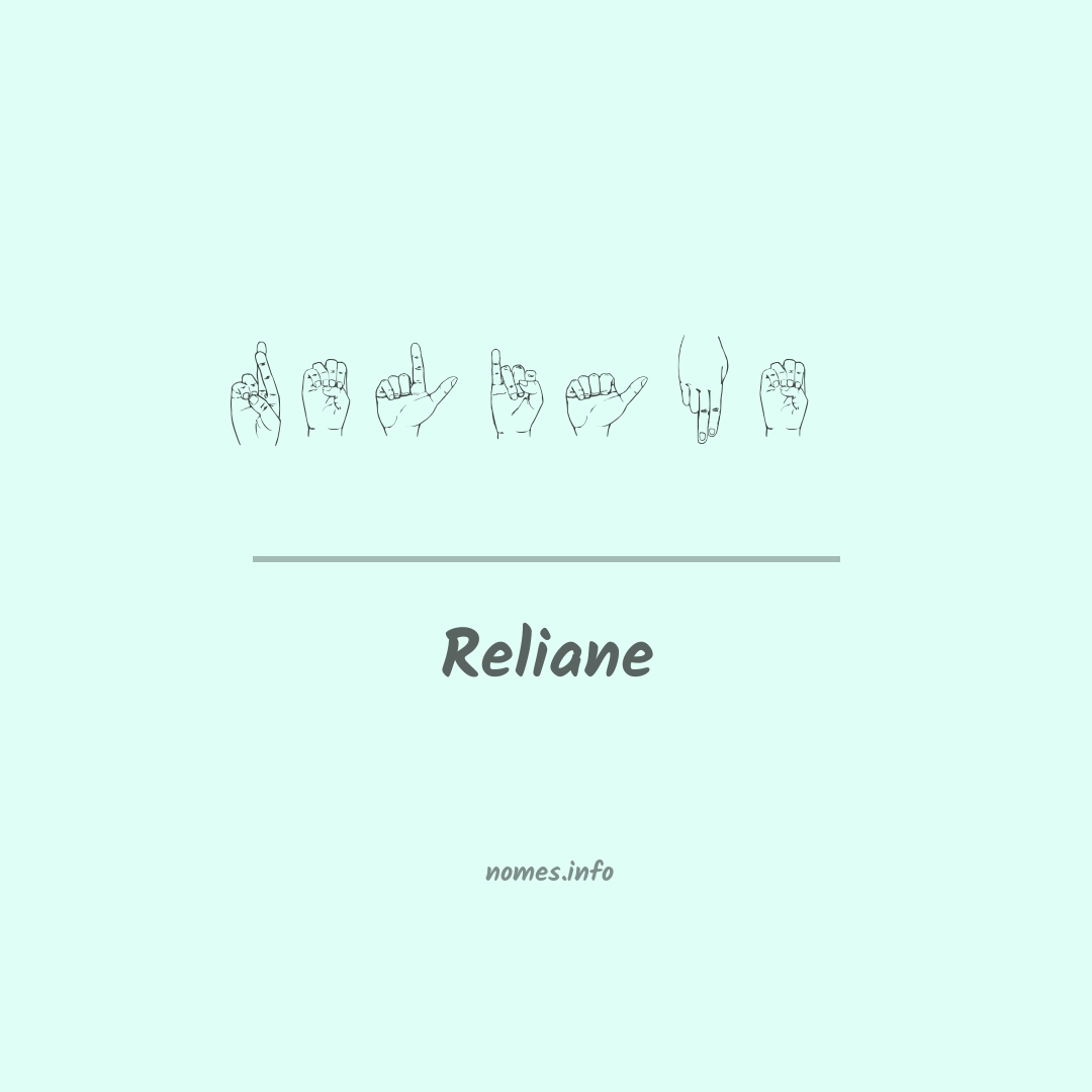 Reliane em Libras