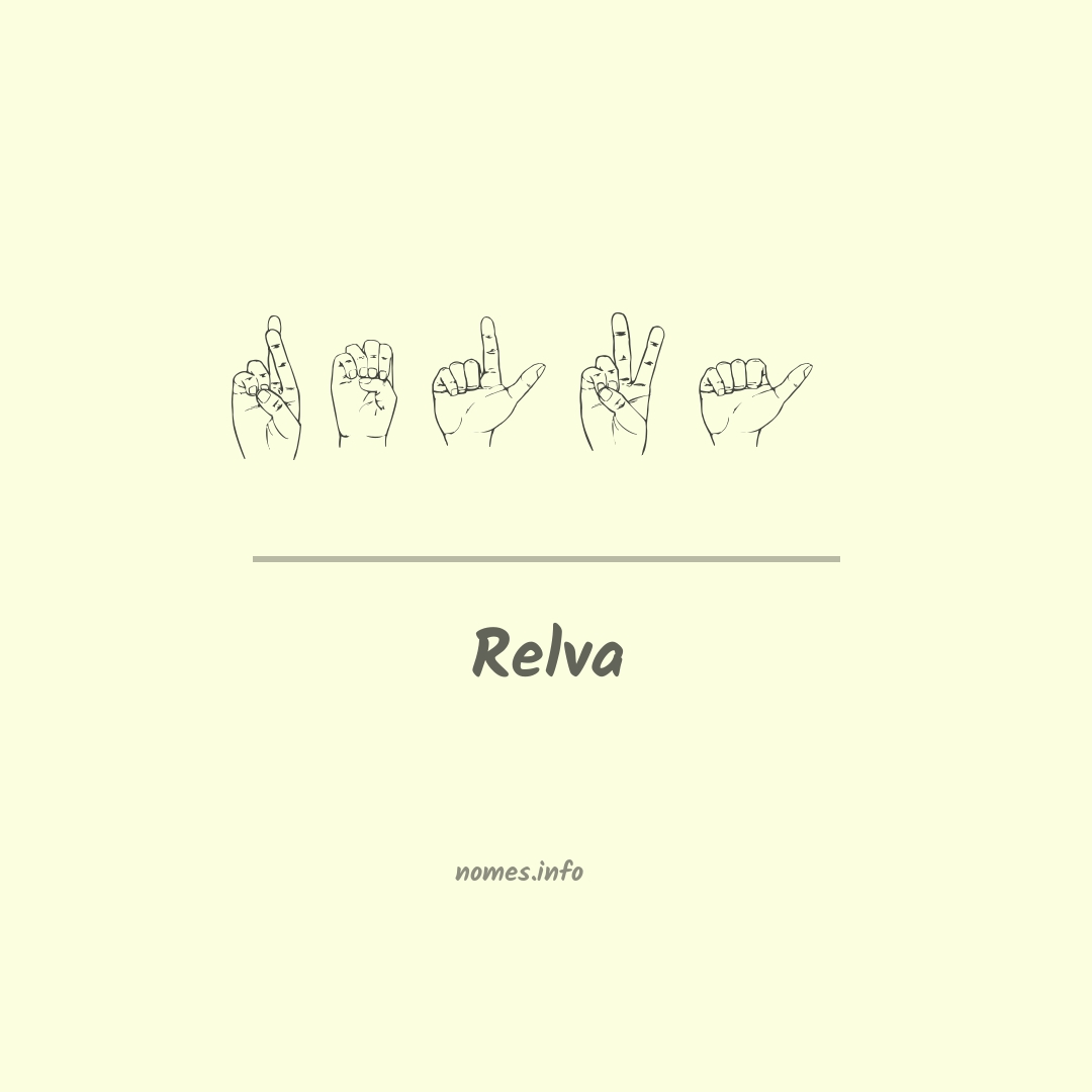 Relva em Libras