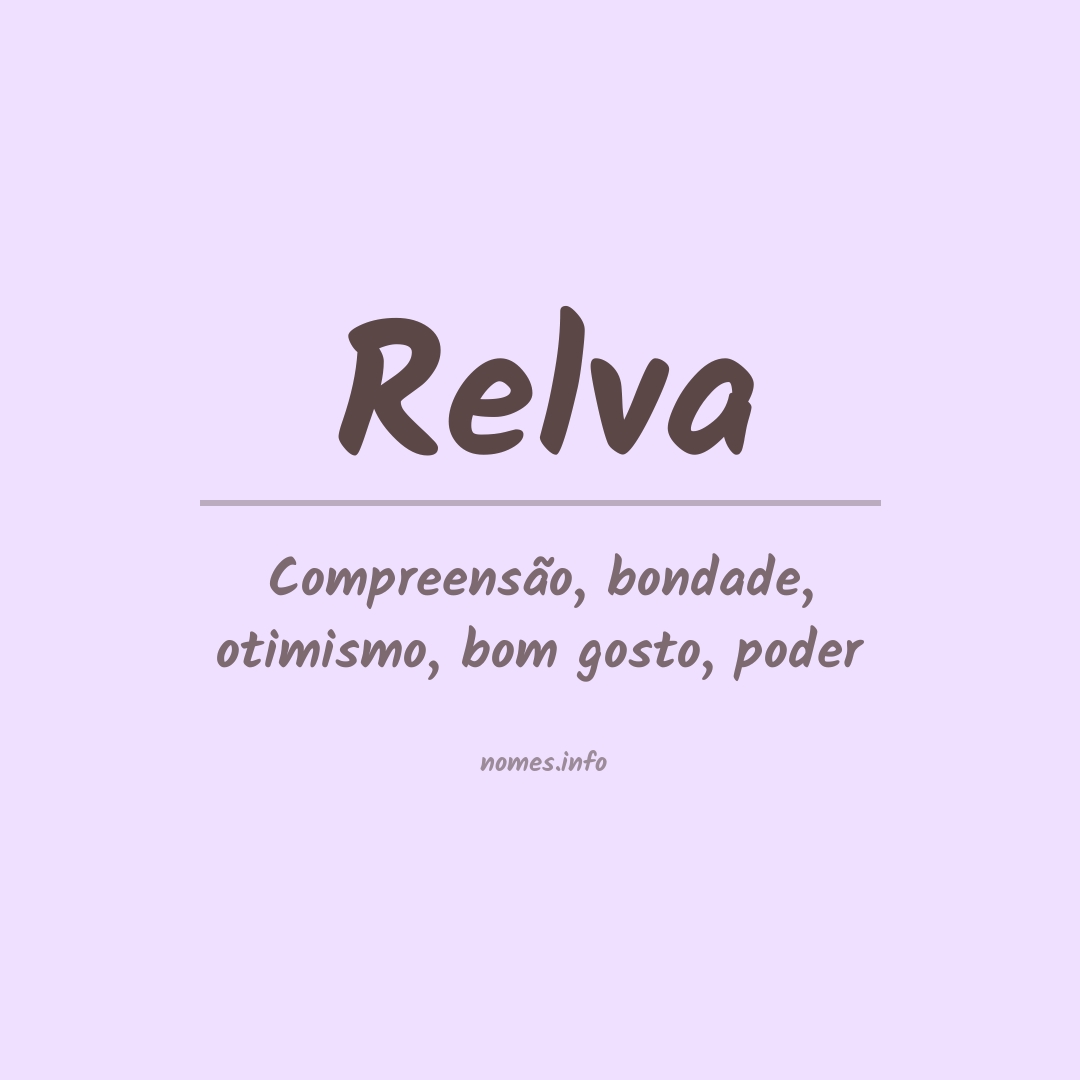 Significado do nome Relva