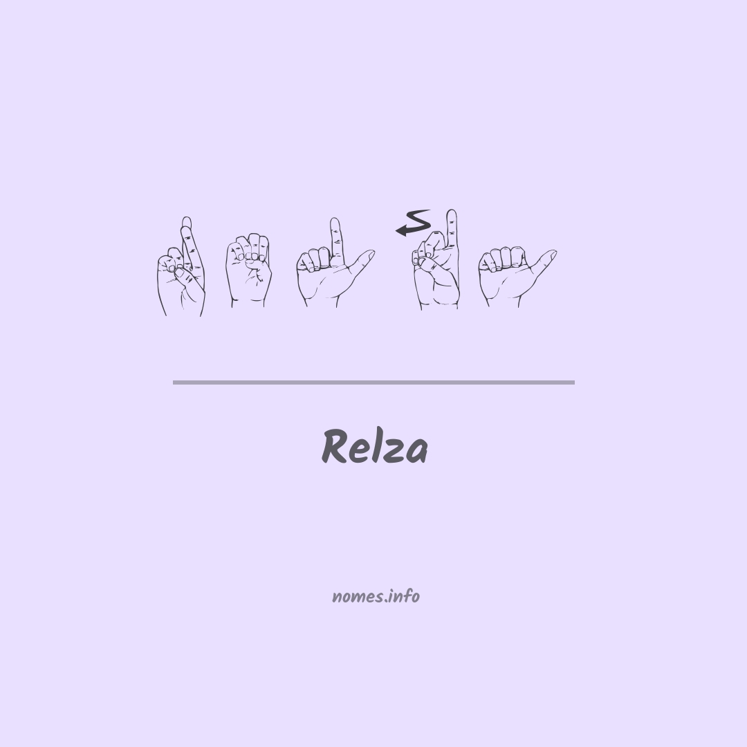 Relza em Libras