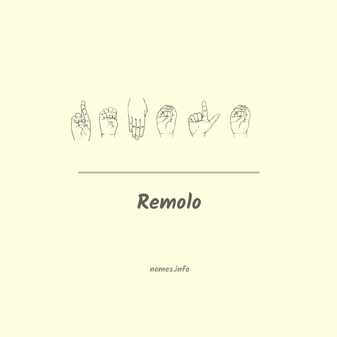 Remolo em Libras