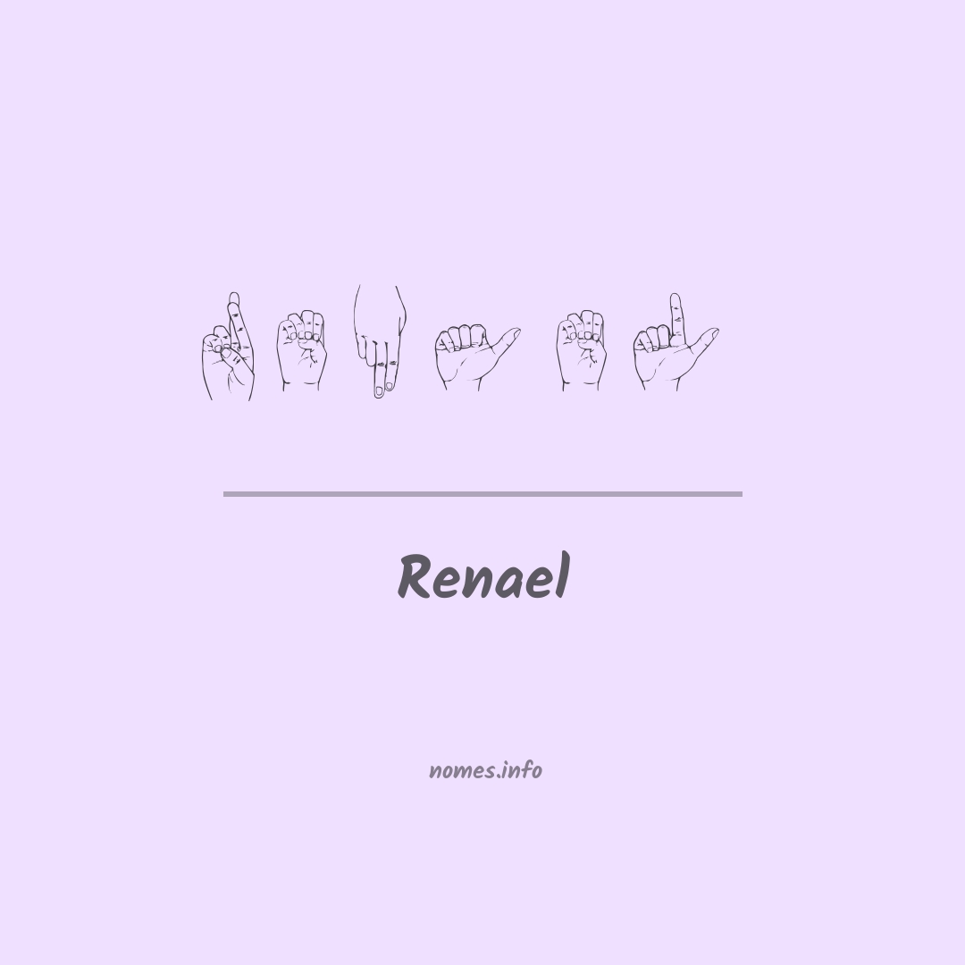 Renael em Libras