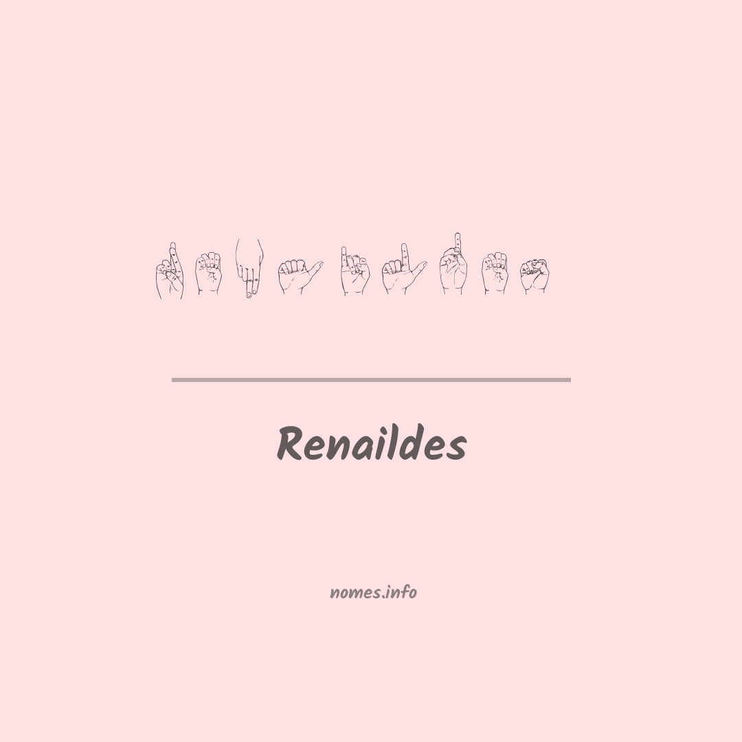 Renaildes em Libras